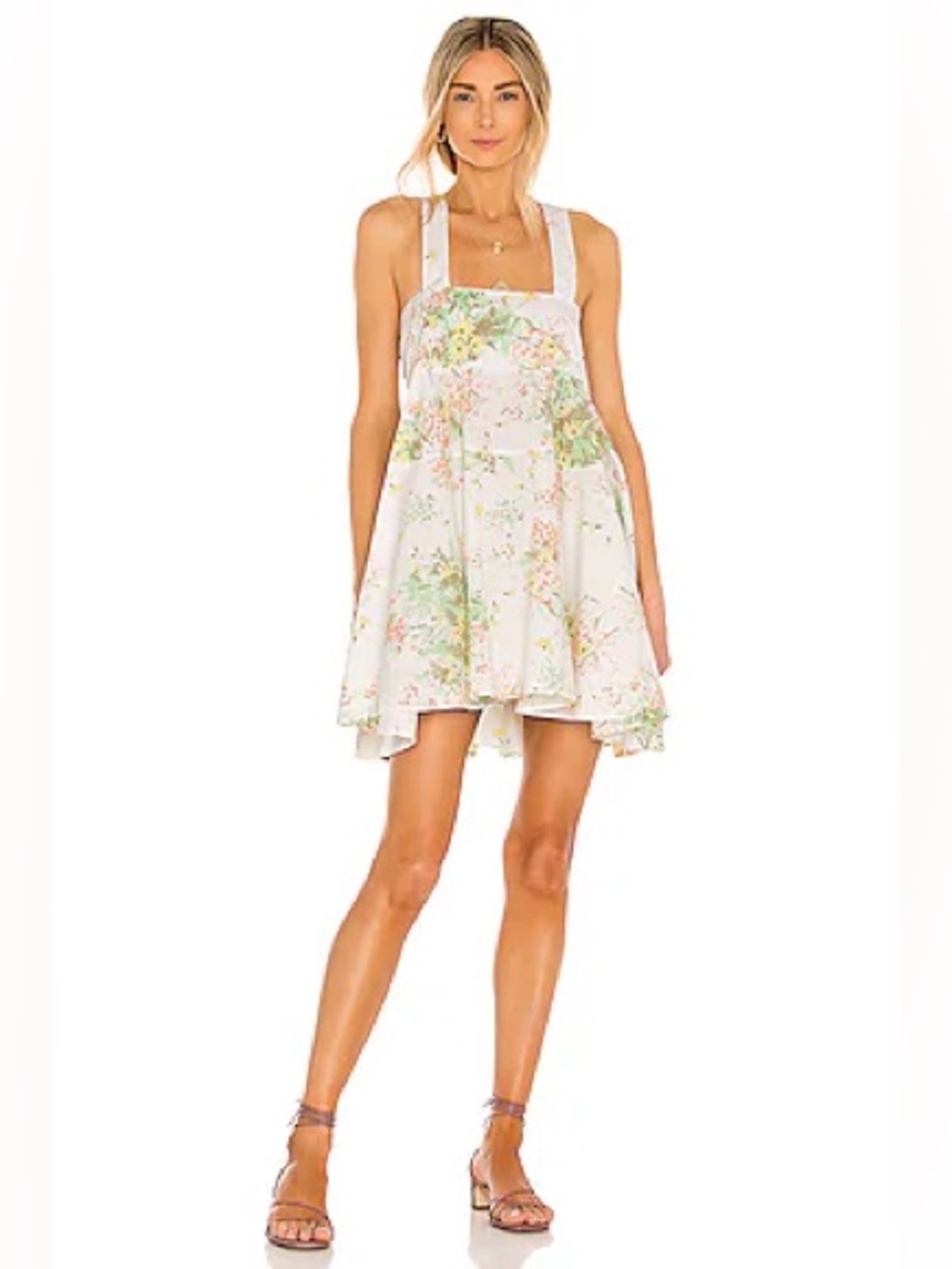 Free People Let The Sunshine In Printed Tunic